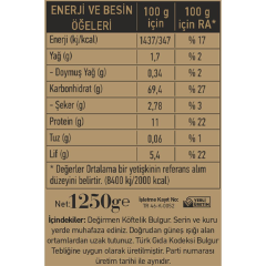 Köftelik Bulgur 1250 Gr