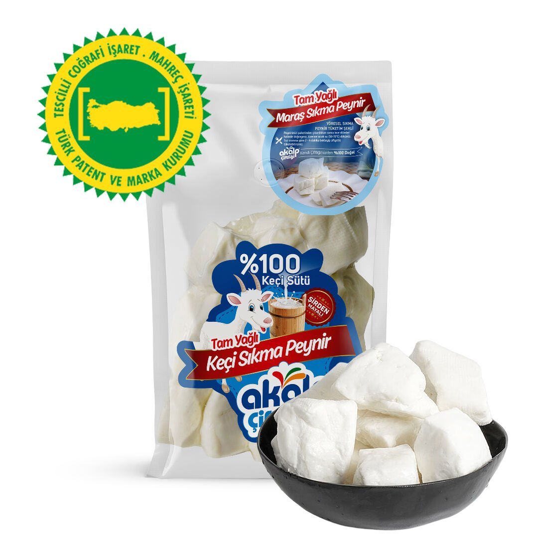 Tam Yağlı Keçi Sıkma Peyniri 500 Gr