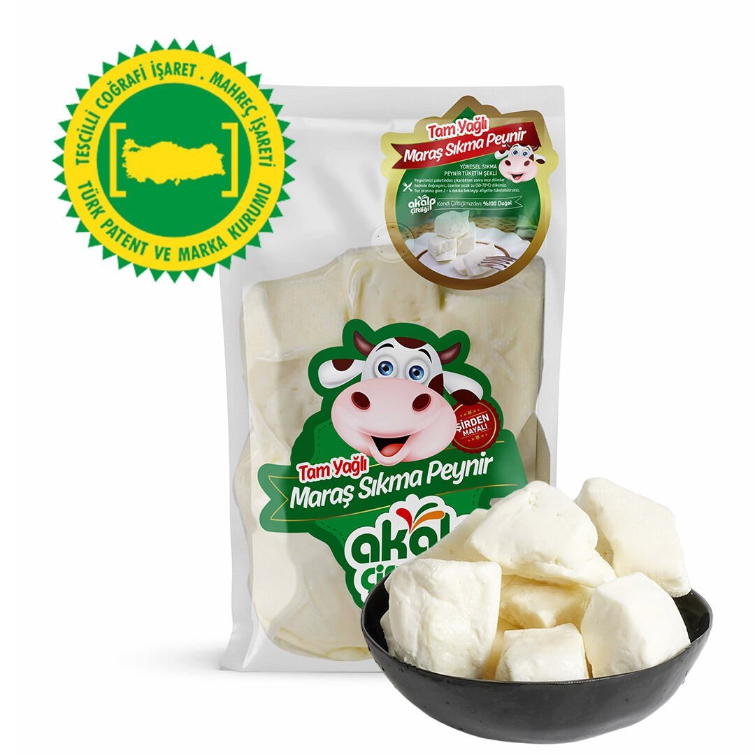 Tam Yağlı Maraş Sıkma Peyniri 500 Gr
