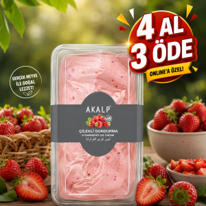 Çilekli Dondurma 500 Gr