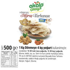 Ev Yapımı Maraş Tarhanası 500 Gr